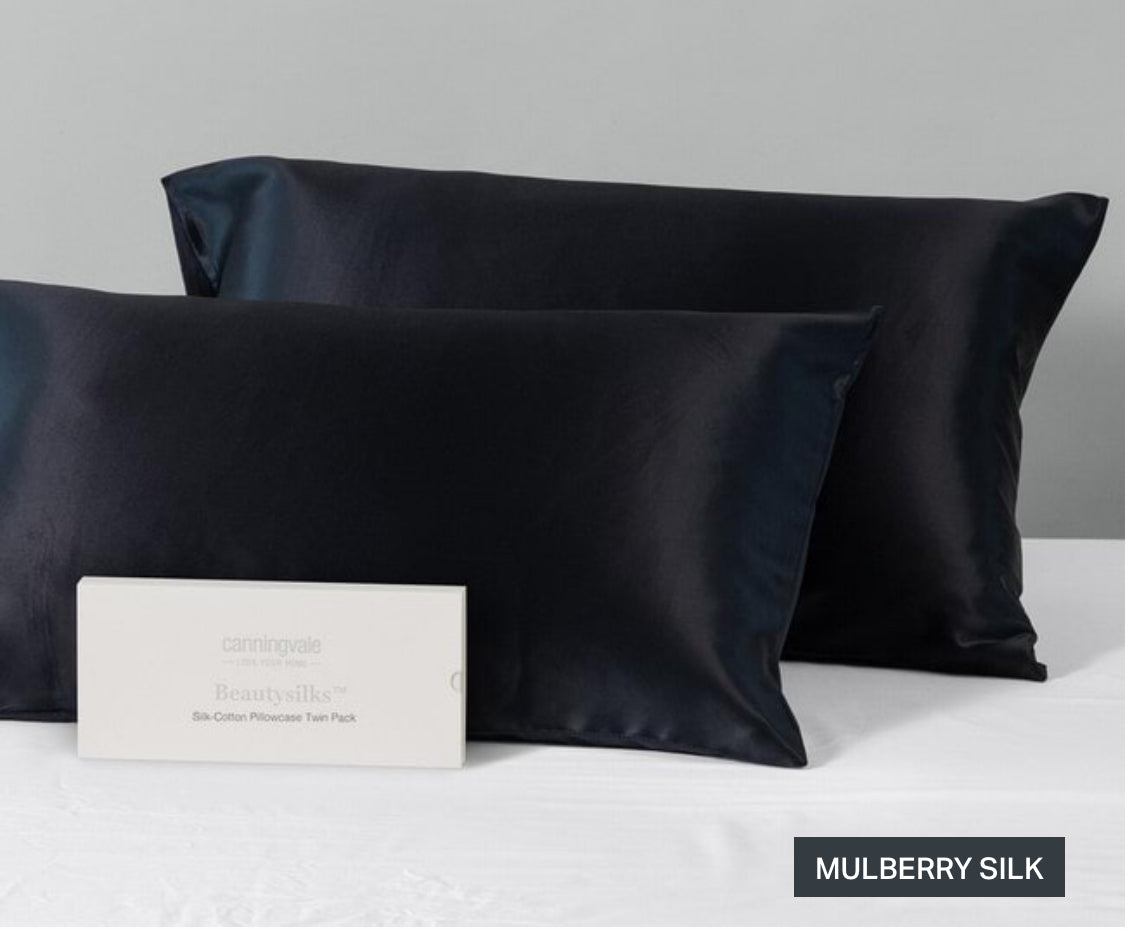 Beautysilks Mulberry Silk Pillowcase (twin pack)