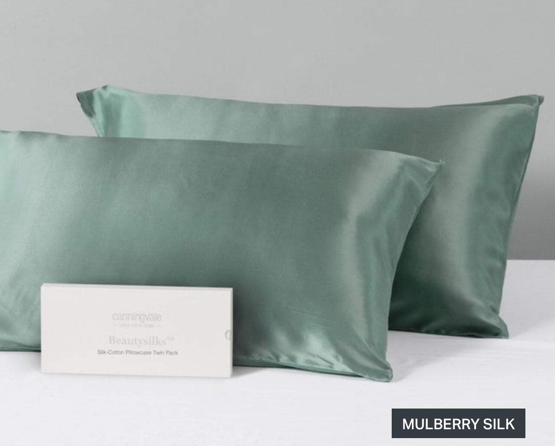 Beautysilks Mulberry Silk Pillowcase (twin pack)