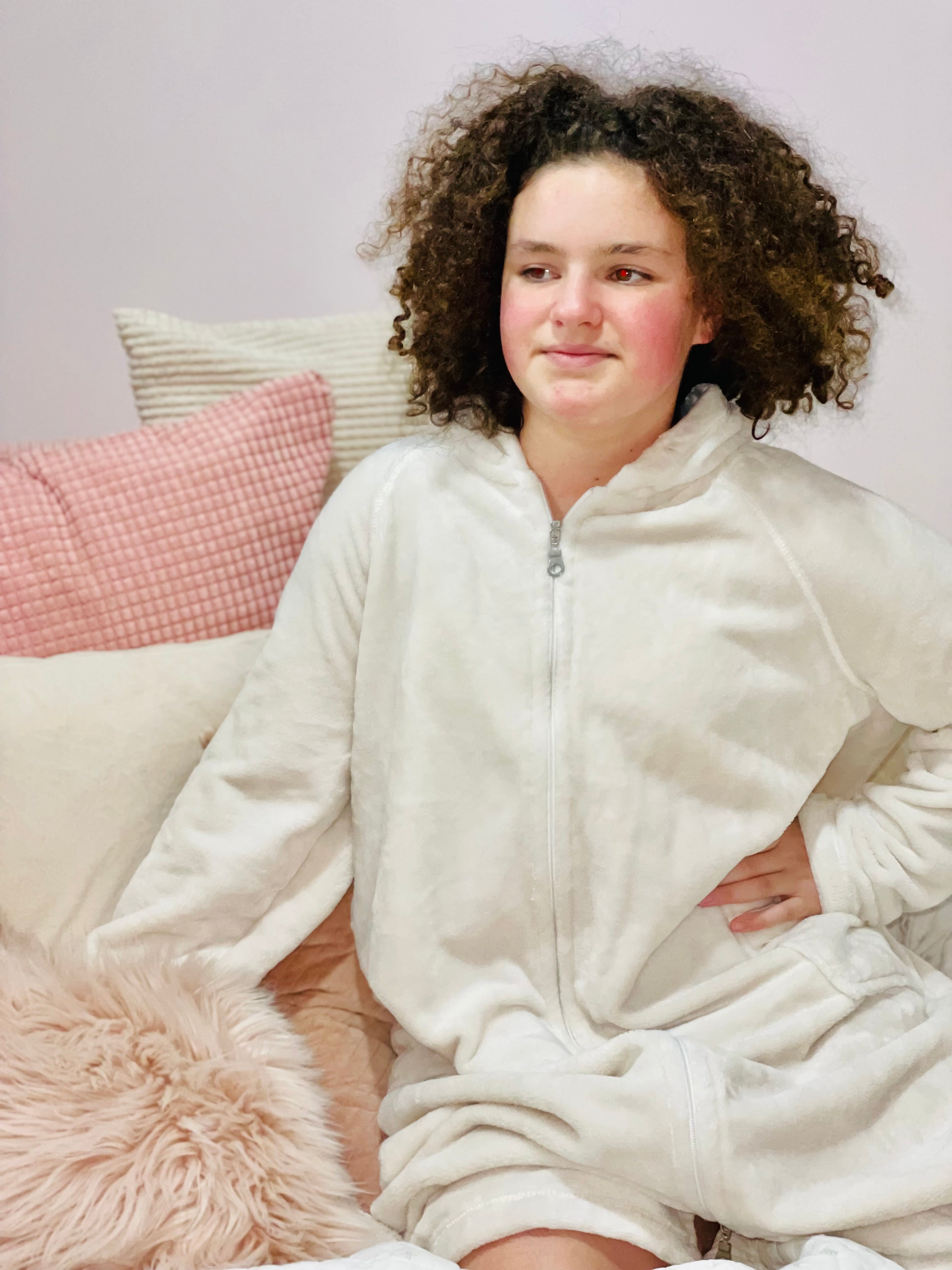 ultra soft, zip ftont, hooded dressing gowns