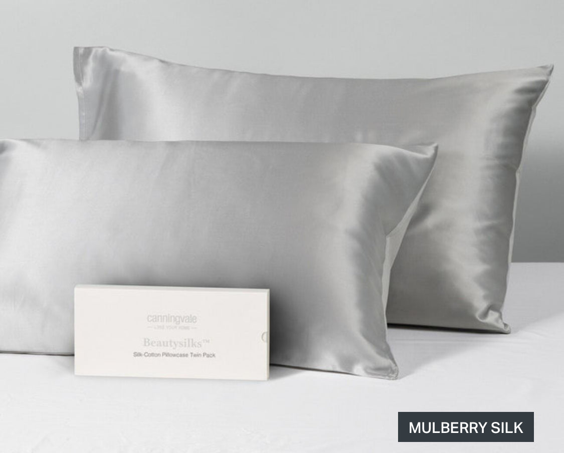 Beautysilks Mulberry Silk Pillowcase (twin pack)