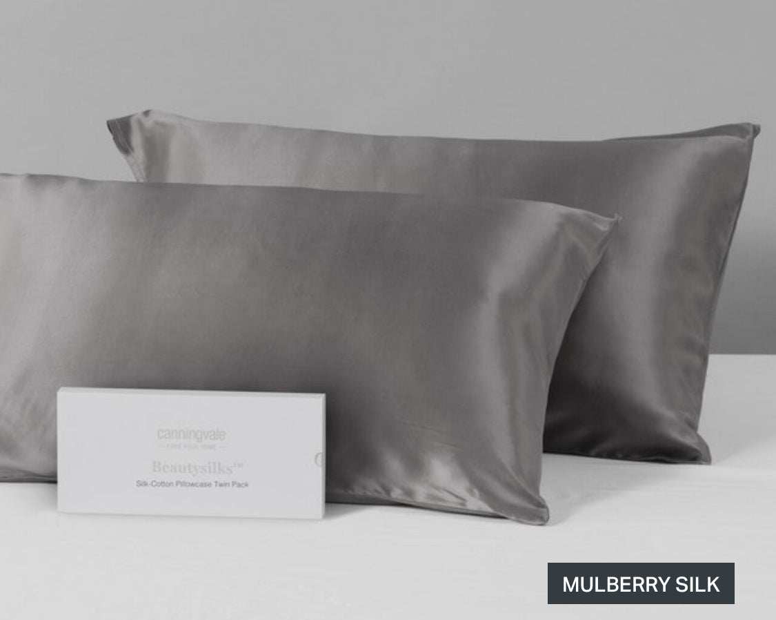 Beautysilks Mulberry Silk Pillowcase (twin pack)