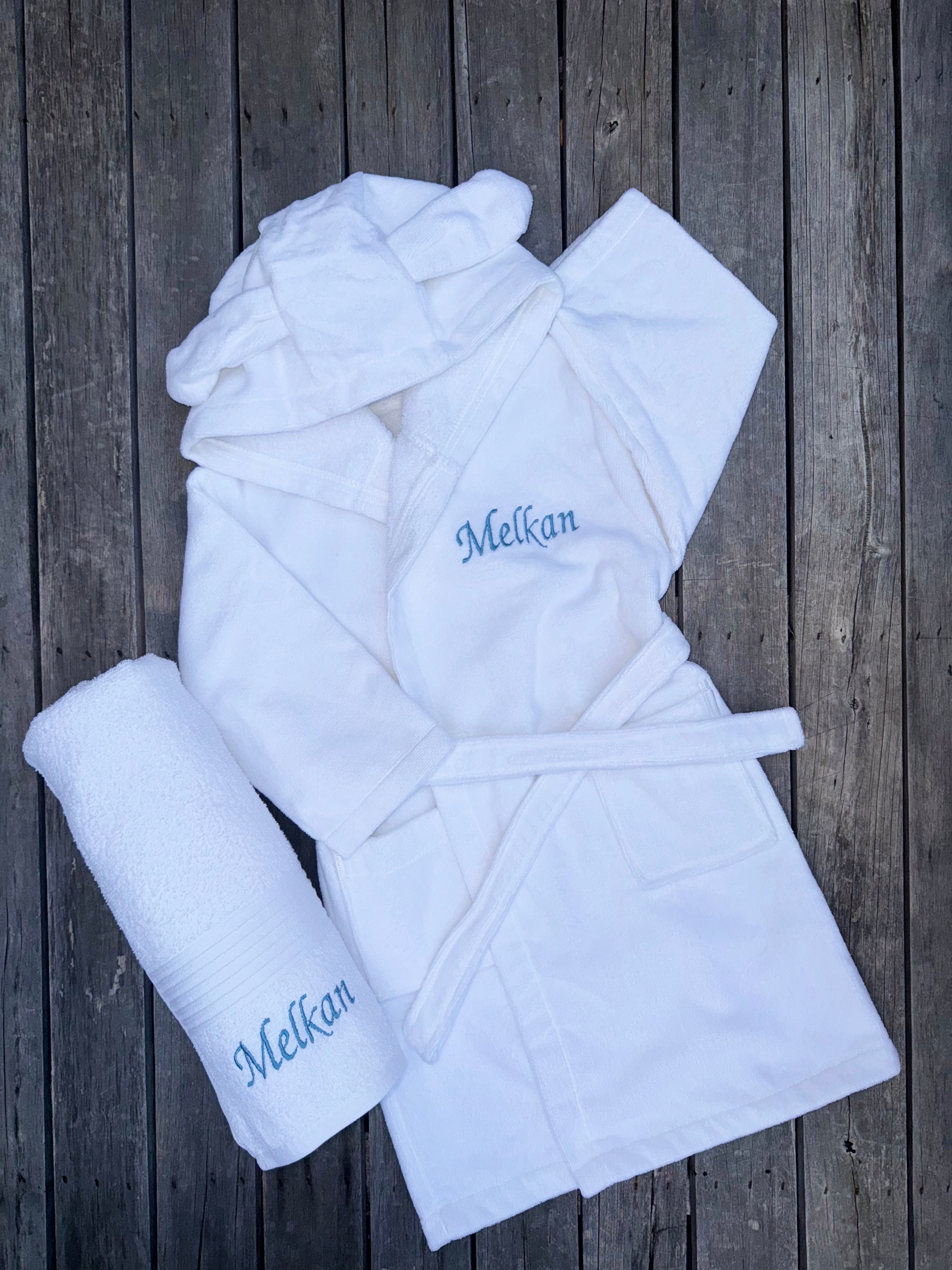 (Baby & Kids - Kids Hooded, Ultra Soft Toweling Cotton Bathrobe