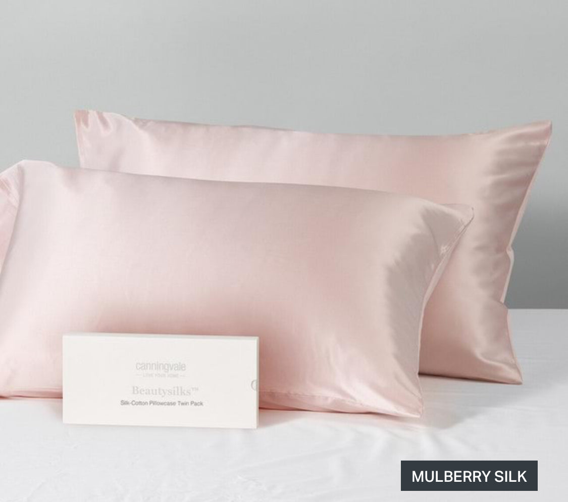 Beautysilks Mulberry Silk Pillowcase (twin pack)