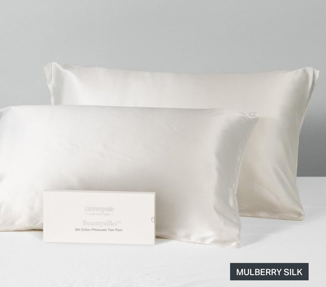 Beautysilks Mulberry Silk Pillowcase (twin pack)