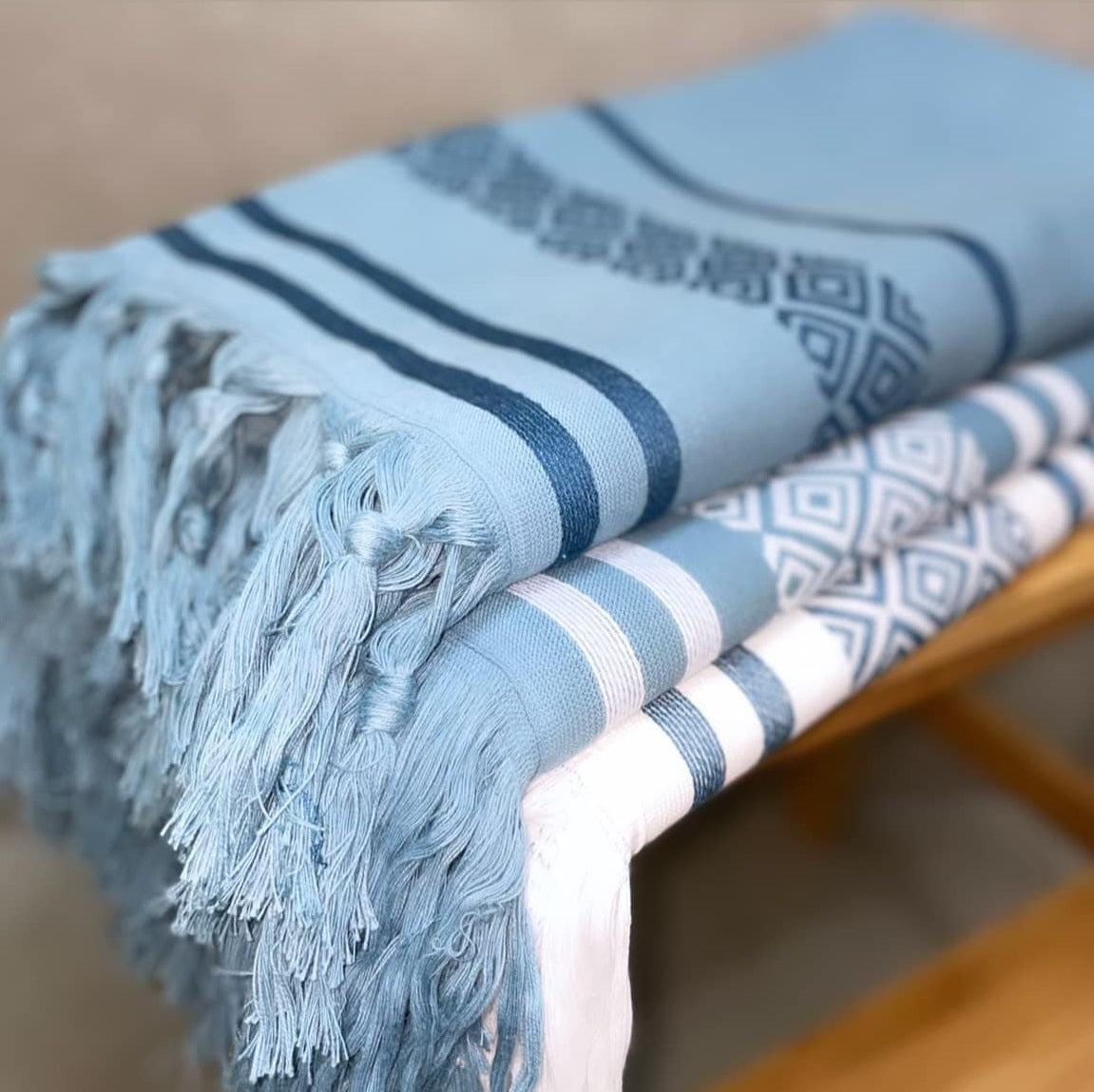 TOPKAPI ZERZUD 90 x 165CM - BEACH TOWELS